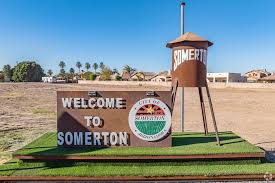 Welcome to Somerton, Arizona sign