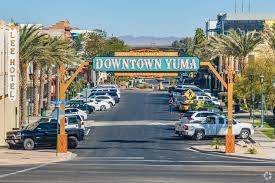 Downtown Yuma, Arizona welcome sign