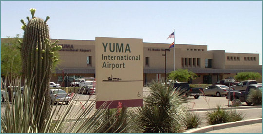 Yuma International Airport (YUM) terminal entrance